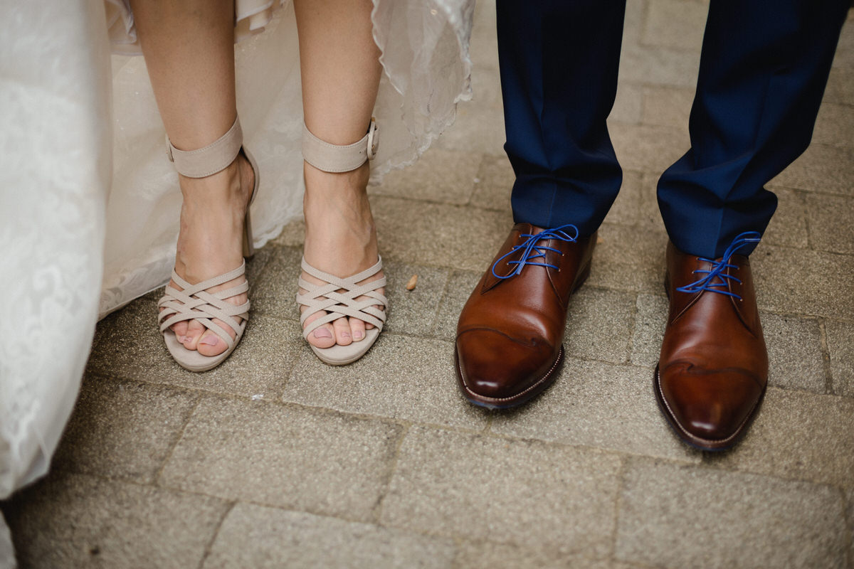 Schuhe für Braut und Bräutigam